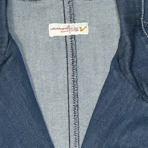 Vitamina Jeans Denim Jacket Size Small - Picture 4 of 4